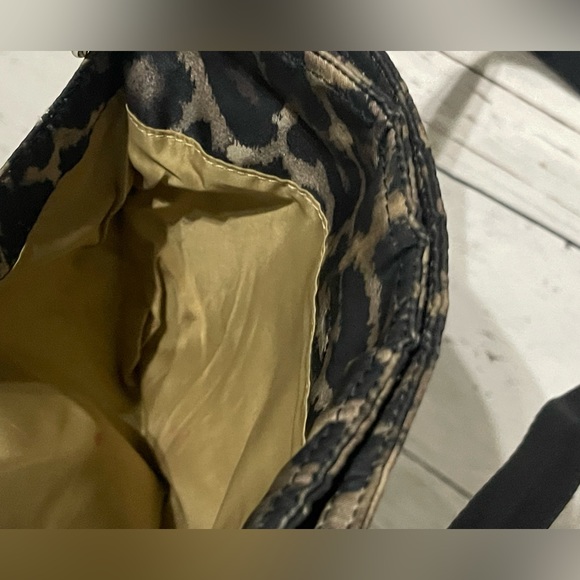 COACH packable crossbody cheetah print purse - Picture 8 of 9